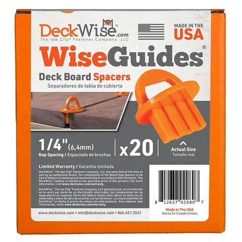 1/4 in. Gap Deck Spacer, 20-Pack