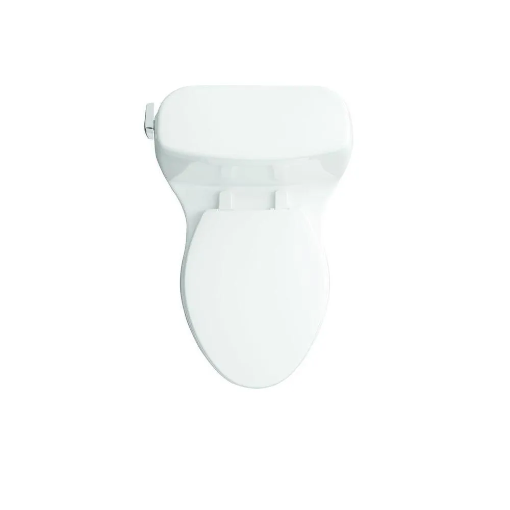 Santa Rosa Comfort Height 1-Piece 1.28 GPF Compact Single Flush Elongated Toilet in White, Seat Included (3-Pack), photo 6 of 10