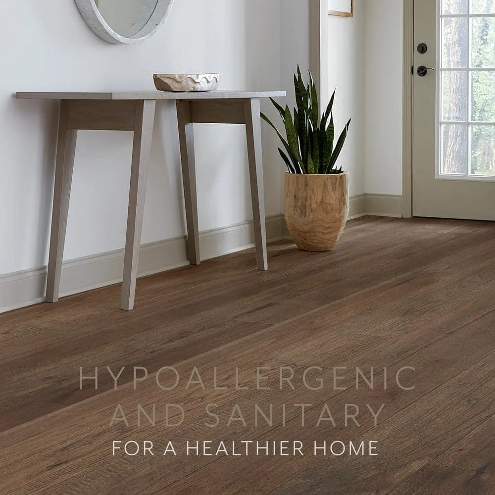 ASPEN FLOORING Desert Shadow Hickory 9/16 in T x 8.66 in. W Tongue and Groove W-Brushed Engineered Hardwood Flooring (31.25 sqft/case), photo 9 of 14