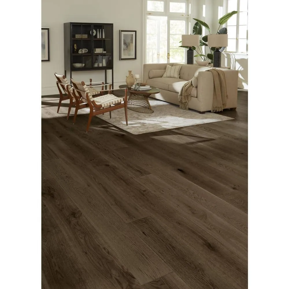 ASPEN FLOORING Desert Shadow Hickory 9/16 in T x 8.66 in W Tongue and Groove W-Brushed Engineered Hardwood Flooring (1250 sqft/pallet), photo 2 of 14