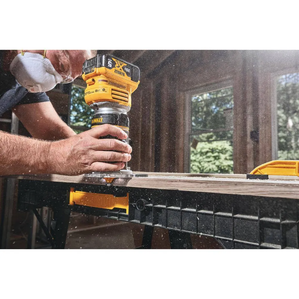 DEWALT 20V MAX XR Starter Kit with 6.0Ah & 4.0Ah Batteries and FREE 20V Cordless Brushless Compact Router, photo 5 of 5