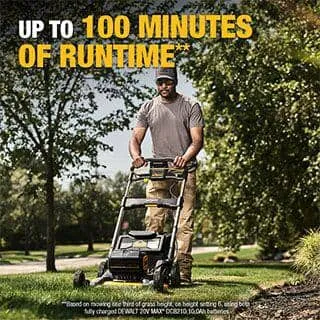 DEWALT 20V MAX 21 in. Brushless Cordless Battery Powered Push Lawn Mower Kit with (2) 10 Ah Batteries and Chargers, photo 5 of 10