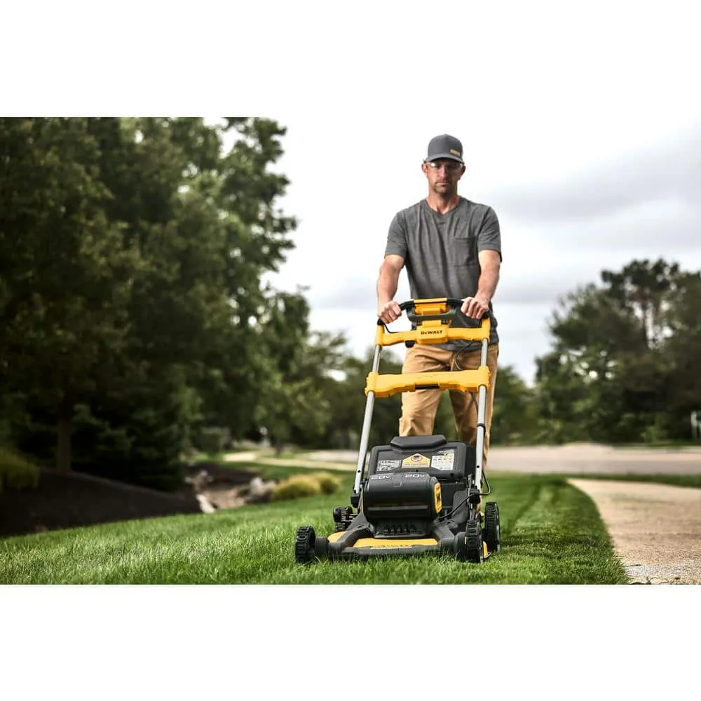 DEWALT 20V MAX 21 in. Brushless Cordless Battery Powered Self Propelled Lawn Mower Kit with (2) 10 Ah Batteries and Chargers, photo 13 of 13