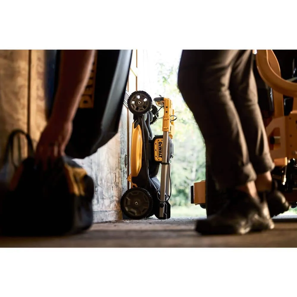 DEWALT 20V MAX 21 in. Brushless Cordless Battery Powered Self Propelled Lawn Mower Kit with (2) 10 Ah Batteries and Chargers, photo 10 of 13