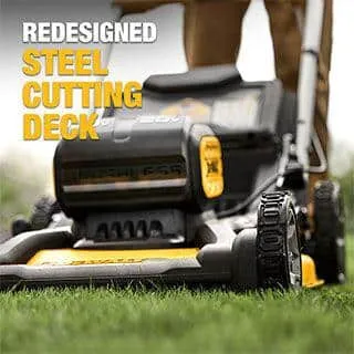 DEWALT 20V MAX 21 in. Brushless Cordless Battery Powered Self Propelled Lawn Mower Kit with (2) 10 Ah Batteries and Chargers, photo 8 of 13