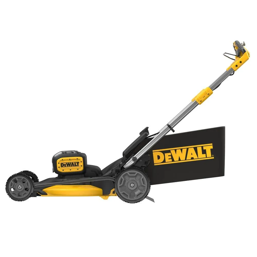 DEWALT 20V MAX 21 in. Brushless Cordless Battery Powered Self Propelled Lawn Mower Kit with (2) 10 Ah Batteries and Chargers, photo 12 of 13