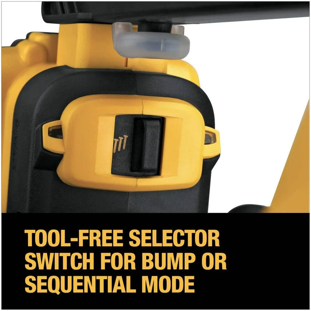 DEWALT 20V MAX XR Lithium-Ion Electric Cordless 16-Gauge Angled Finishing Nailer (Tool Only), photo 5 of 15