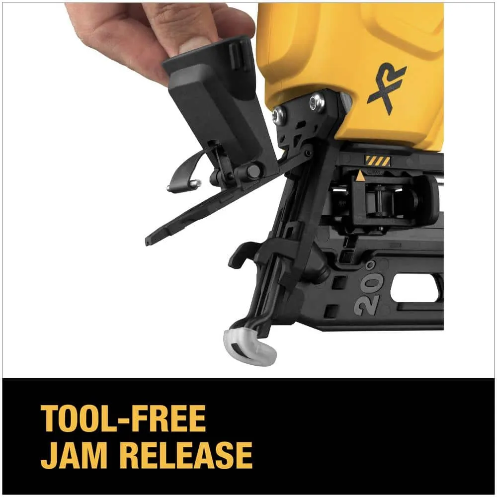 DEWALT 20V MAX XR Lithium-Ion Electric Cordless 16-Gauge Angled Finishing Nailer (Tool Only), photo 4 of 15