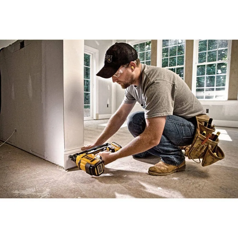 DEWALT 20V MAX XR Lithium-Ion Electric Cordless 16-Gauge Angled Finishing Nailer (Tool Only), photo 14 of 15