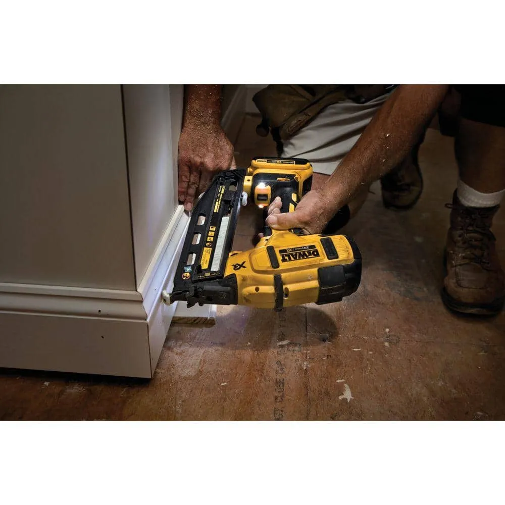 DEWALT 20V MAX XR Lithium-Ion Electric Cordless 16-Gauge Angled Finishing Nailer (Tool Only), photo 12 of 15