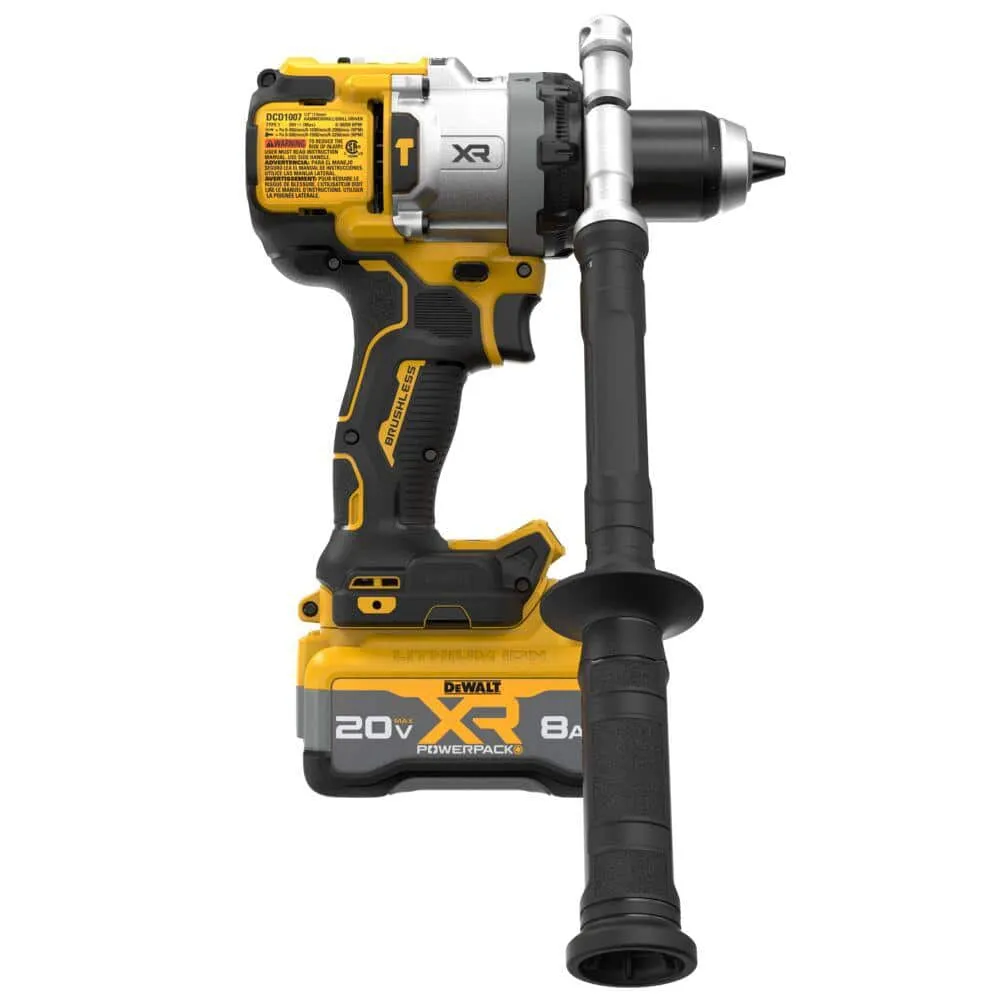 DEWALT 20V XR Lithium-Ion Cordless Hammer Drill Kit with (2) 8.0 Ah Battery, Charger and Kit Bag, photo 3 of 12