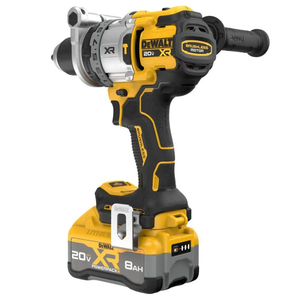 DEWALT 20V XR Lithium-Ion Cordless Hammer Drill Kit with (2) 8.0 Ah Battery, Charger and Kit Bag, photo 6 of 12