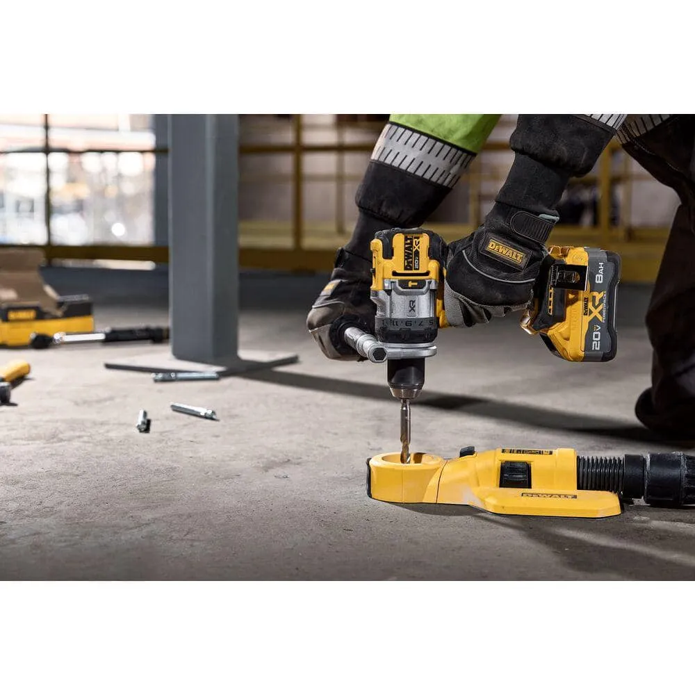 DEWALT 20V XR Lithium-Ion Cordless Hammer Drill Kit with (2) 8.0 Ah Battery, Charger and Kit Bag, photo 9 of 12