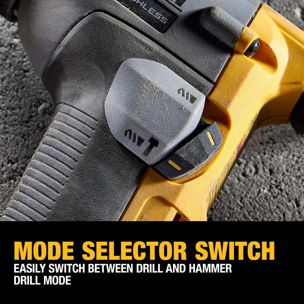 DEWALT 20V Lithium-Ion Cordless 3-Tool Combo Kit and 5/8 in. Hammer Drill with FLEXVOLT 9 Ah and 20V 6 Ah Batteries and Charger, photo 5 of 12