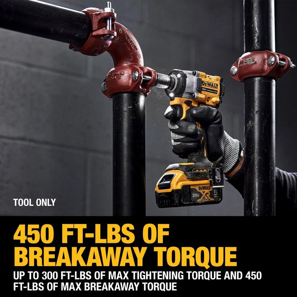 DEWALT 20V MAX XR Cordless Brushless Reciprocating Saw and ATOMIC 20V MAX Cordless Brushless 3/8 in. Impact Wrench (Tools-Only), photo 3 of 3