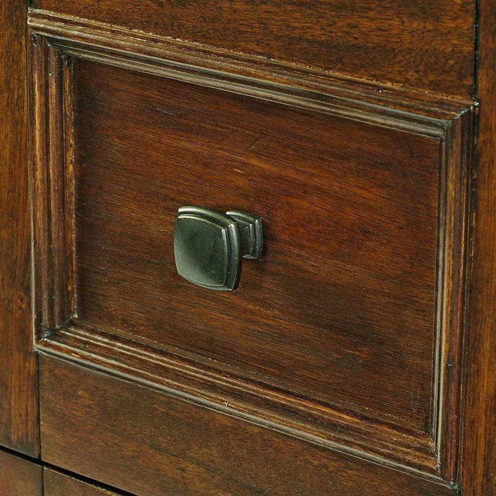 Creedmoor 36 in. W Bath Vanity Cabinet Only in Walnut with Right Hand Drawers, photo 9 of 16