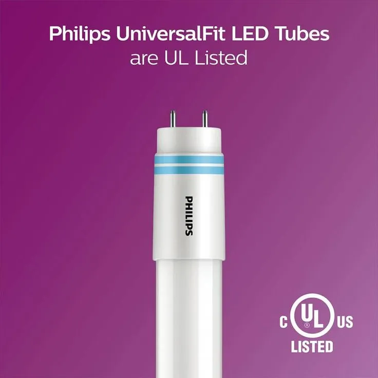 Philips 32-Watt 4 ft. T8 40-Watt Replacement Universal Fit Linear T12 LED Tube Light Bulb, Daylight (30-Pack), photo 3 of 8