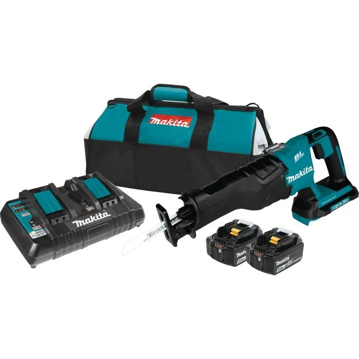 Makita 18-Volt X2 LXT Lithium-Ion (36-Volt) Brushless Cordless Reciprocating Saw Kit (5.0Ah) with 2 Batteries 5.0Ah and Charger, photo 7 of 11
