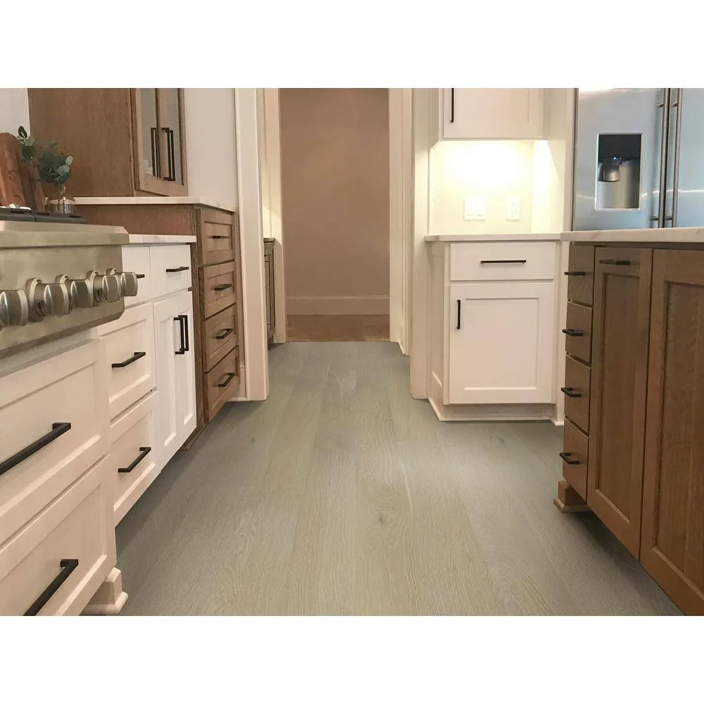 A&A Surfaces Woodridge Dorman Oak 0.28 in. x 6.5 in. Waterproof Wire Brushed Engineered Hardwood Flooring (1040.16 sq. ft./pallet), photo 2 of 9