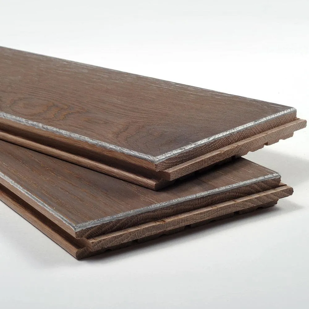 Blue Ridge Hardwood Flooring Driftwood Oak 3/4 in. T x 5 in. W Wire Brushed Solid Hardwood Flooring (20 sq.ft./case), photo 5 of 8