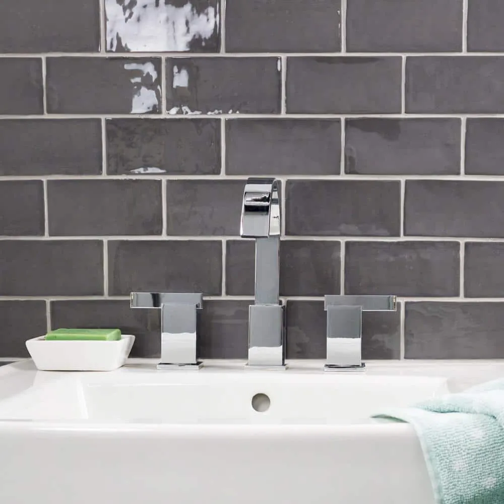 Ivy Hill Tile Catalina Driftwood 3 in. x 6 in. x 8 mm Polished Ceramic Subway Wall Tile (44-Pieces, 5.38 sq. ft. per Case), photo 2 of 6