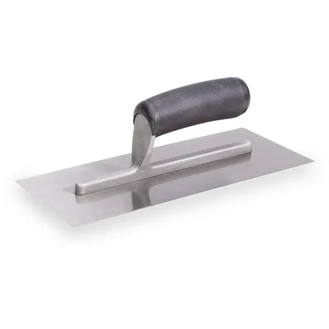 4.5 × 11 in Curved Drywall Trowel with Plastic Handle