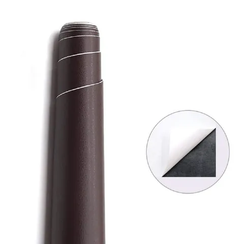 10 × 24 in Dark Brown Self-Adhesive Leather Repair Drywall Patch For Car Seats