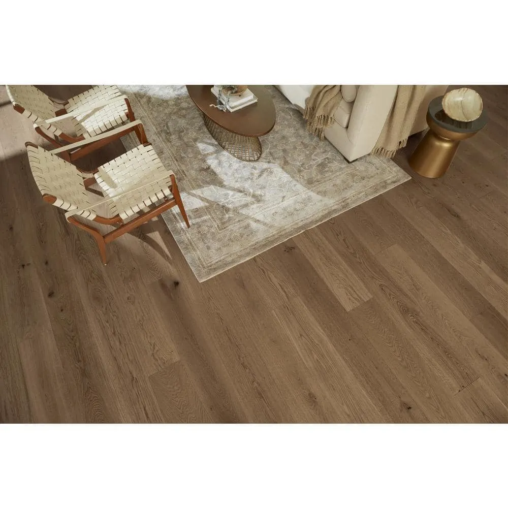 ASPEN FLOORING Durango Hickory 9/16 in T x 8.66 in. W Tongue and Groove Wire Brushed Engineered Hardwood Flooring (31.25 sqft/case), photo 9 of 14