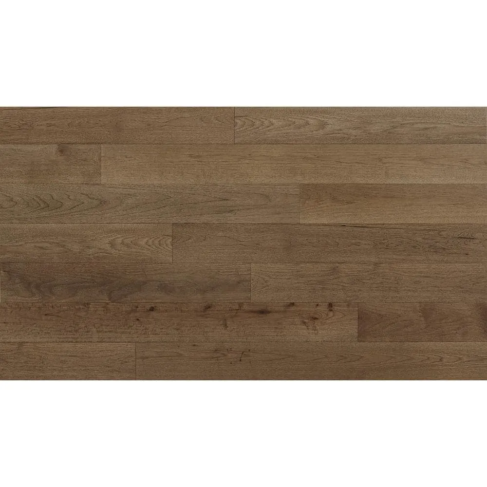 ASPEN FLOORING Durango Hickory 9/16 in T x 8.66 in. W Tongue and Groove Wire Brushed Engineered Hardwood Flooring (31.25 sqft/case), photo 13 of 14
