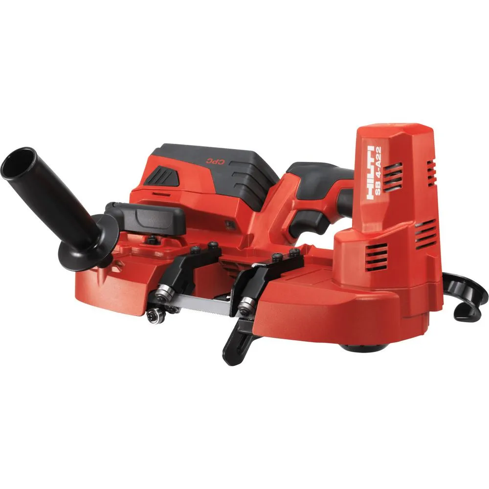 Hilti 22-Volt SB 4-A22 Compact Cordless Band Saw Kit with 3-Pack of 10 TPI / 14 TPI Band Saw Blades, Battery Pack and Tool Bag, photo 3 of 7