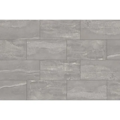 Style Selections Skyros Gray 12-in x 24-in Glazed Porcelain Floor and Wall Tile, photo 3 of 8