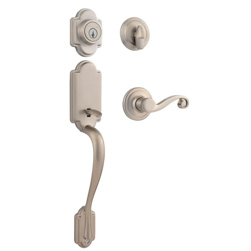 Arlington Venetian Bronze Single Cylinder Door Handleset with Tustin Door Lever Featuring SmartKey Security, photo 7 of 9