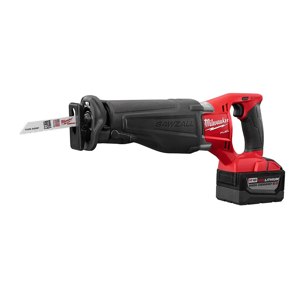 M18 FUEL 18-Volt Lithium-Ion Brushless Cordless Sawzall Reciprocating Saw Kit with Carbide Teeth The AX SAWZALL Blade, photo 3 of 8