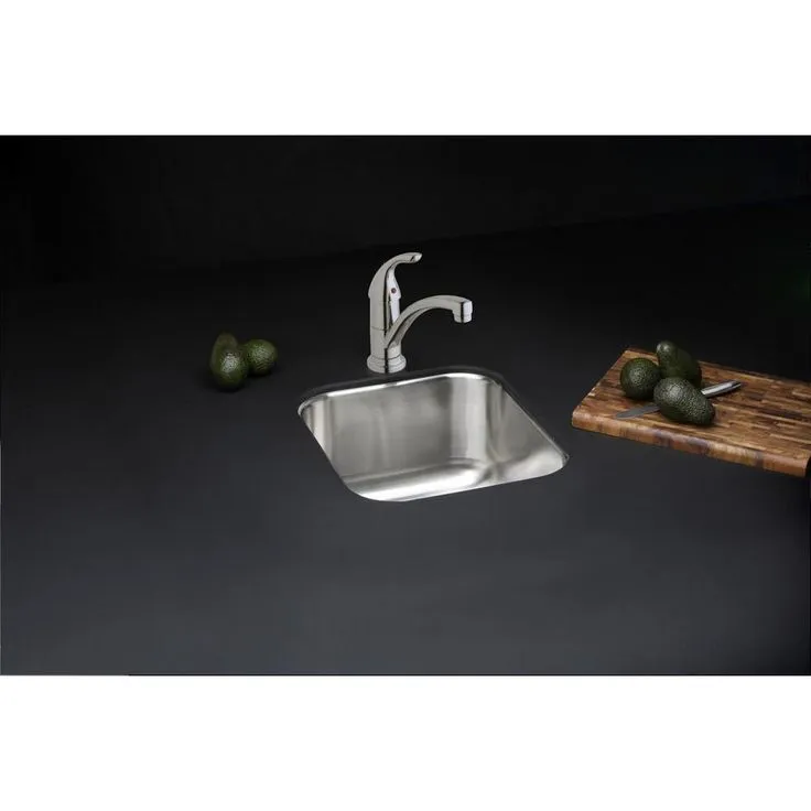 Dayton Undermount Stainless Steel 16 in. Single Bowl Bar Sink, photo 8 of 8