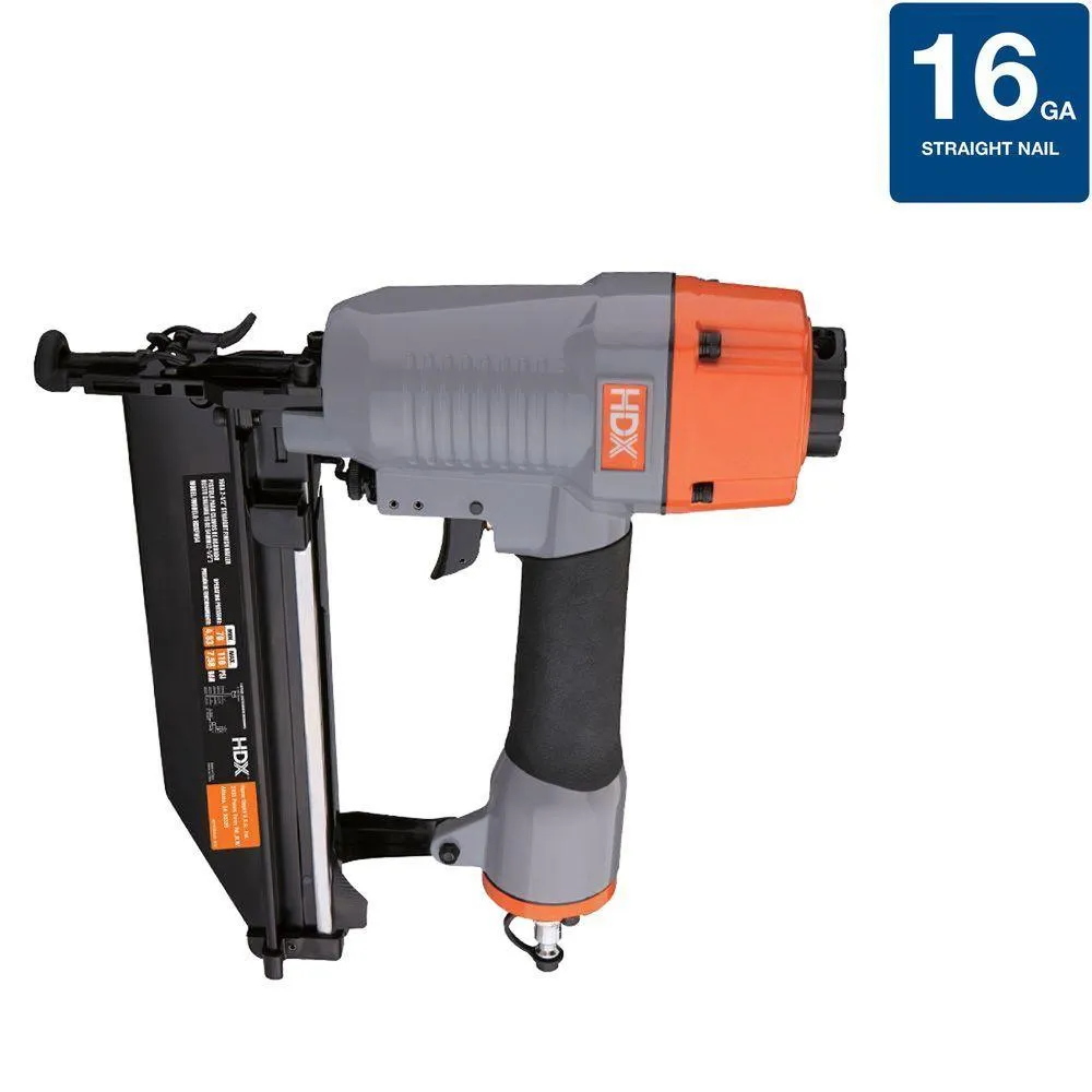 Pneumatic 16-Gauge 2-1/2 in. Straight Finishing Nailer, photo 2 of 2