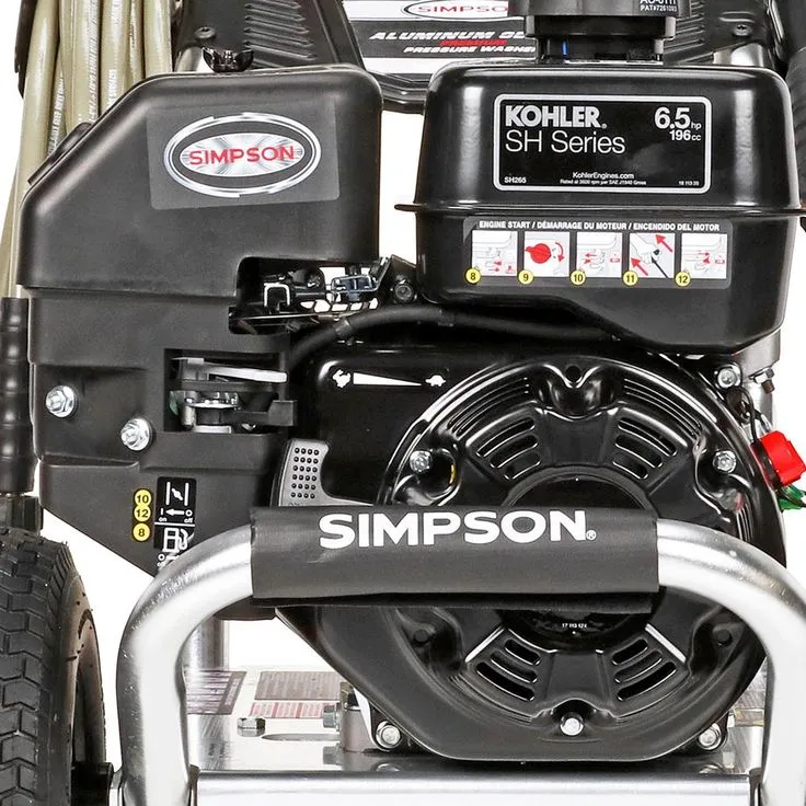 Simpson Aluminum ALH3225-S 3200 PSI at 2.5 GPM KOHLER SH265 Cold Water Pressure Washer, photo 8 of 9