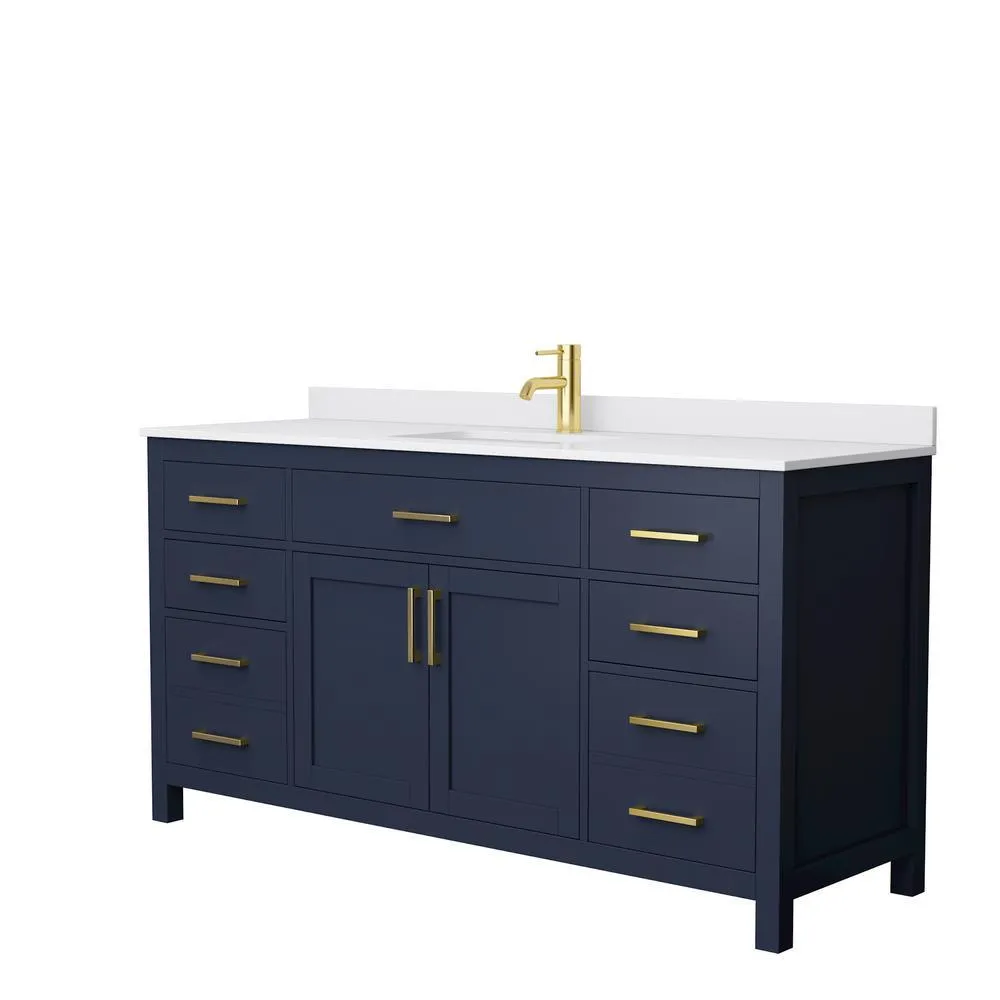 Beckett 72 in. W x 22 in. D Double Bath Vanity in Dark Gray with Cultured Marble Vanity Top in White with White Basins, photo 44 of 54