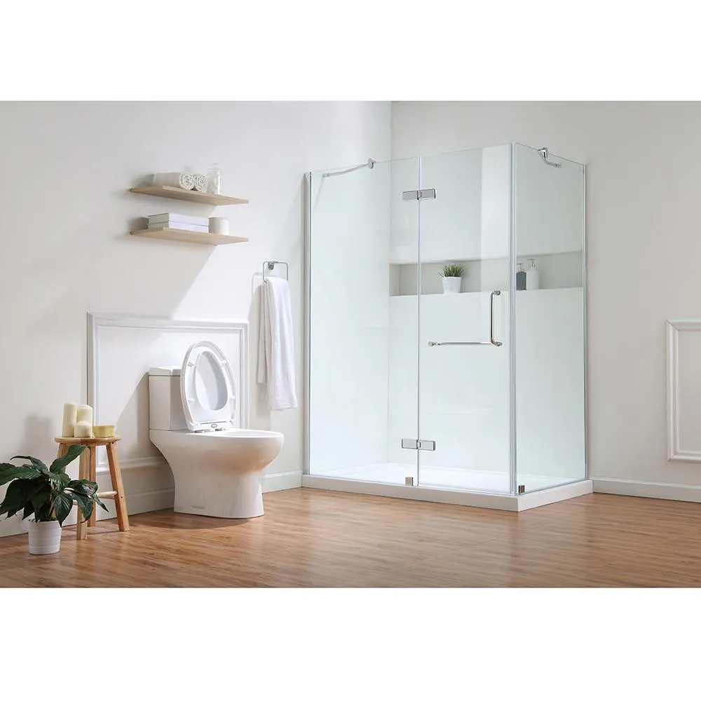 Glacier Bay Beck 2-Piece 1/1.6 GPF Dual Flush Elongated Toilet in White, Seat Included, photo 10 of 11