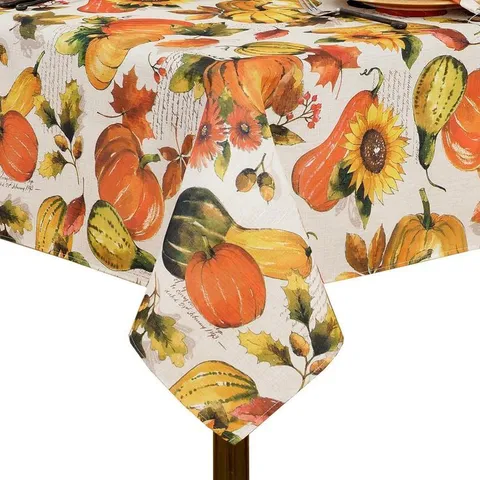 Grateful Season Fall Printed Tablecloth