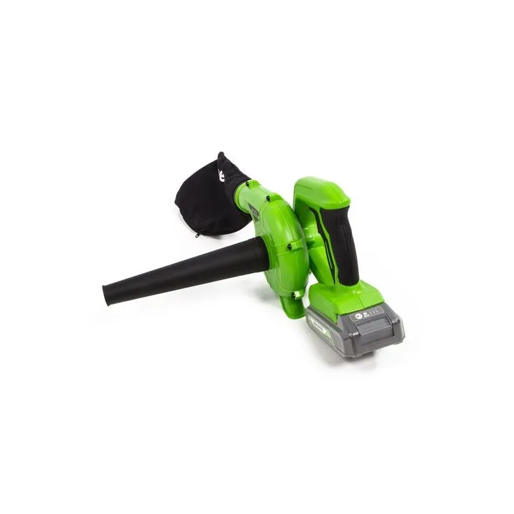 Greenworks 90 MPH/180 CFM 24-Volt Shop Blower, 2Ah USB Battery and Charger Included SBL24B211, photo 6 of 6