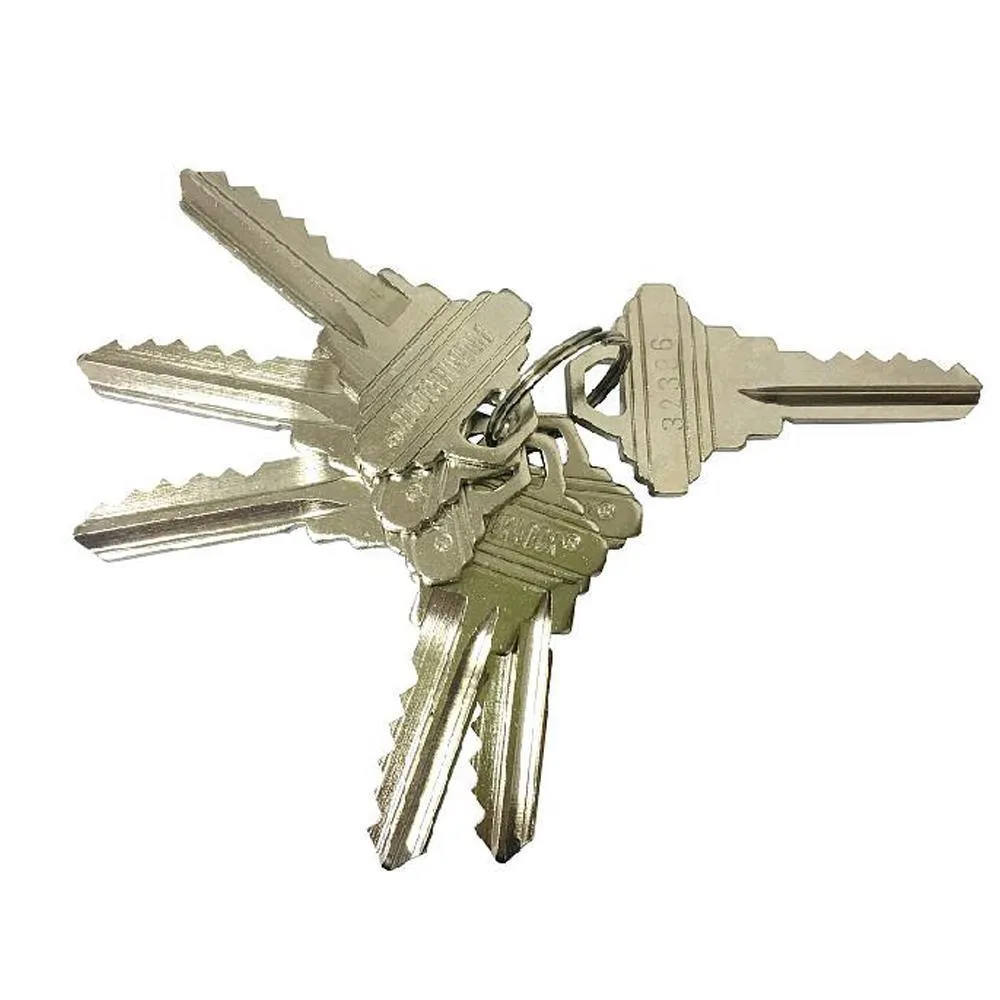 Stainless Steel Grade 3 Combo Lock Set with Entry Door Knob and Deadbolt, 18 SC1 Keys Total, (3-Pack, Keyed Alike), photo 3 of 5
