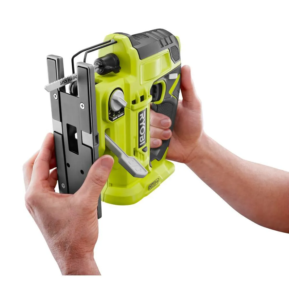 RYOBI 18-Volt ONE+ Cordless Brushless Jig Saw with 3.0 Ah LITHIUM+ HP Battery and 18-Volt Charger, photo 3 of 9