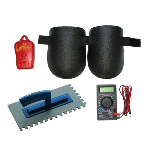 Floor Heating System Installation Tool Kit with 3/8 × 3/8 in Plastic Trowel