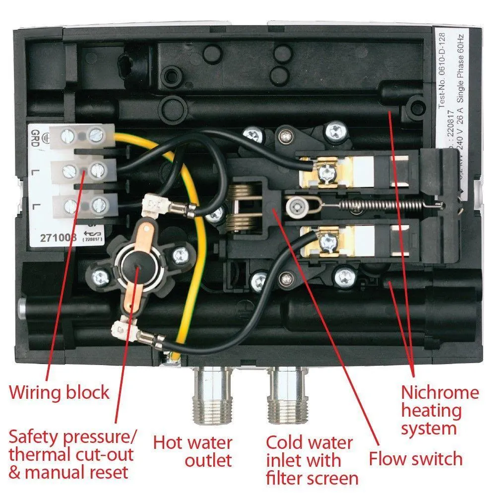 AquaPower 240-Volt 3.5 kW 0.53 GPM Compact Point-of-Use Tankless Electric Water Heater, photo 2 of 7