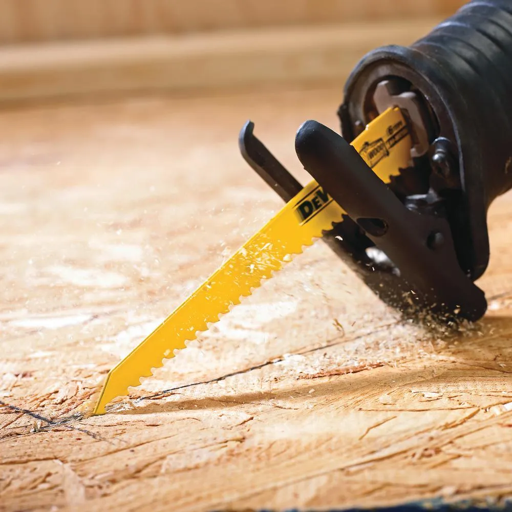 DEWALT 20-Volt MAX Lithium Ion Cordless Reciprocating Saw (Tool-Only) w/ Bonus Bi-Metal Reciprocating Saw Blade Set (16-Piece), photo 5 of 10