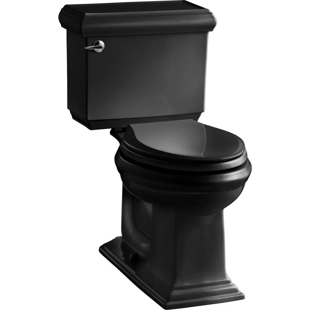 Memoirs Classic 2-piece 1.28 GPF Single Flush Elongated Toilet with AquaPiston Flush Technology in Ice Grey, photo 12 of 13