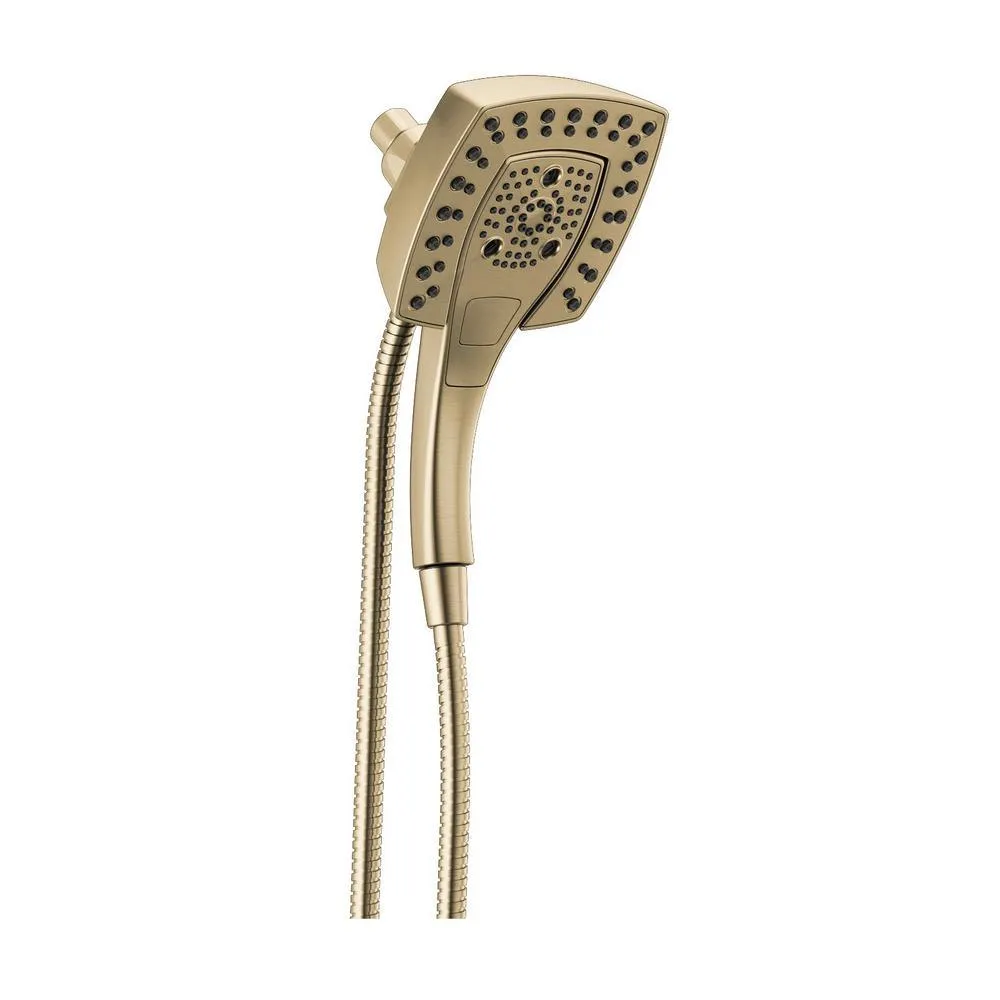 In2ition Two-in-One 5-Spray 5.8 in. Dual Wall Mount Fixed and Handheld Shower Head in Stainless, photo 16 of 17