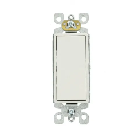 Decora 15 Amp 3-Way Switch, 4-Pack, White