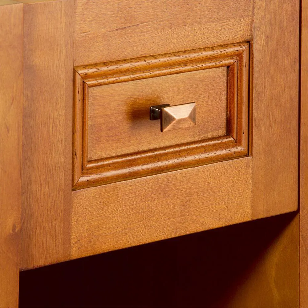 Exhibit 48 in. W Bath Vanity Cabinet Only in Rich Cinnamon, photo 6 of 12