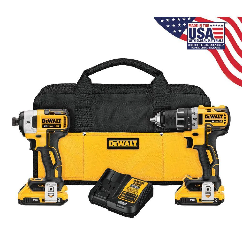 DEWALT 20-Volt Max Lithium-Ion Cordless Combo Kit (10-Tool) w/ (2) Batteries 2.0Ah, Charger & Tool Bag, photo 35 of 41
